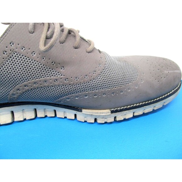 Cole Haan Zerogrand Mens Grey Leather Wingtip Lace Up Sneakers Size 13 M - Picture 6 of 16